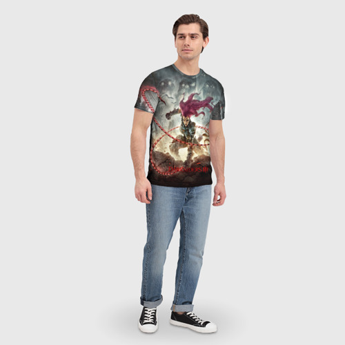 Мужская футболка 3D с принтом DARKSIDERS 3, вид сбоку #3