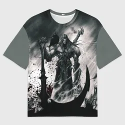 Женская футболка oversize 3D Darksiders