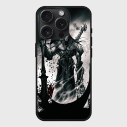 Чехол силиконовый для Apple iPhone 15 Pro матовый Darksiders