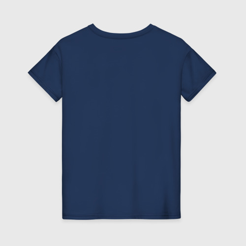 Женская футболка хлопок с принтом Skyrim, вид сзади #1