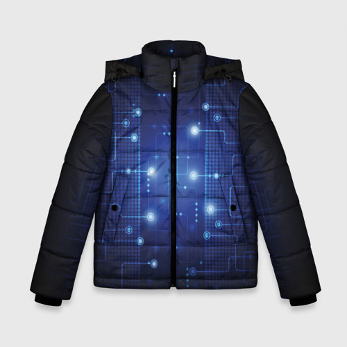Зимняя куртка для мальчиков 3D Технология, цвет черный