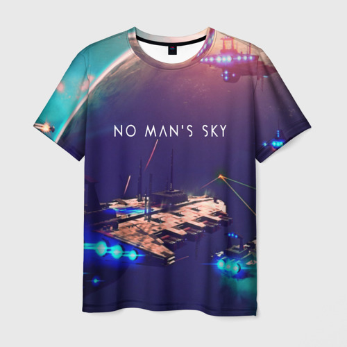 Мужская футболка 3D NO MANS SKY, цвет 3D печать