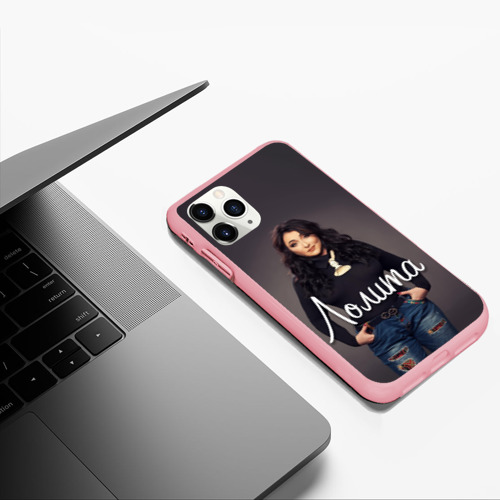 Чехол для iPhone 11 Pro Max матовый Милявская Лолита, цвет баблгам - фото 5