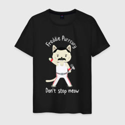 Мужская футболка хлопок Queen - Dont Stop Meow
