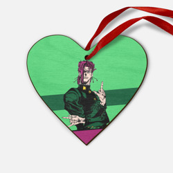 Деревянная игрушка Сердце JoJo Kakyoin