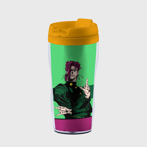 Термокружка-непроливайка JoJo Kakyoin, цвет желтый