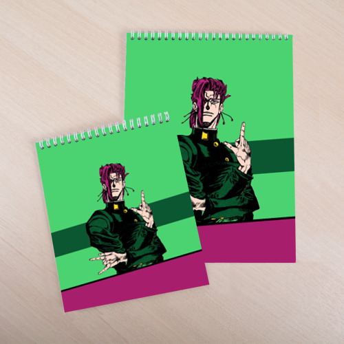 Скетчбук JoJo Kakyoin, цвет белый - фото 4