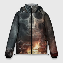 Мужская зимняя куртка 3D Battlefield Череп