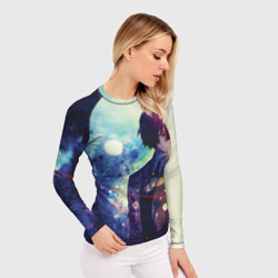 Женский рашгард 3D Осаму Дазай - фото 2