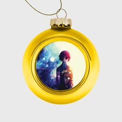 Ёлочный шар стеклянный/пластиковый Осаму Дазай