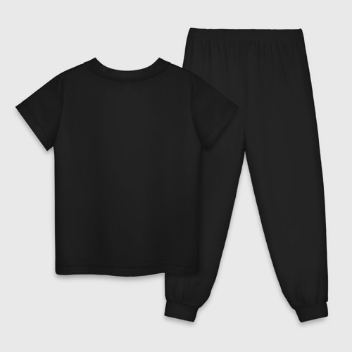 Детская пижама хлопок ПТУ, цвет черный - фото 2