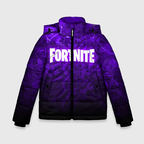 Зимняя куртка для мальчиков 3D FORTNITE, цвет черный