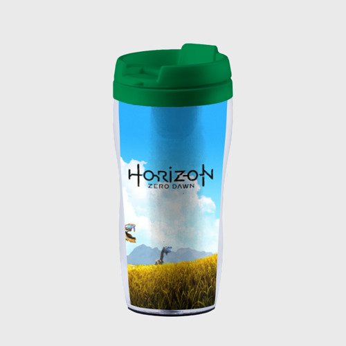 Термокружка-непроливайка Horizon Zero Dawn, цвет зеленый