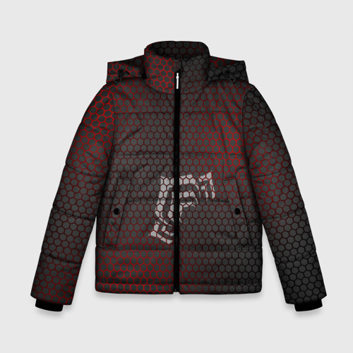 Зимняя куртка для мальчиков 3D Warframe, цвет красный