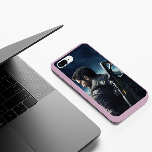 Чехол для iPhone 7Plus/8 Plus матовый Just Cause 4, цвет розовый - фото 5