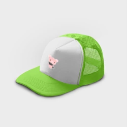 Кепка тракер с сеткой Поросенок - фото 2