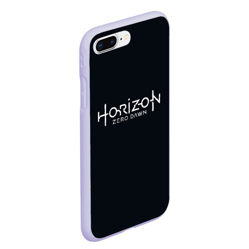 Чехол для iPhone 7Plus/8 Plus матовый Horizon Zero Dawn, цвет светло-сиреневый - фото 3
