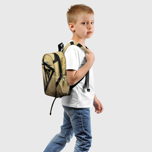 Детский рюкзак 3D с принтом ARTIFACT, вид сзади #1