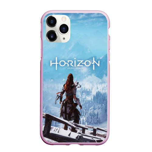 Чехол для iPhone 11 Pro Max матовый Horizon Zero Dawn, цвет розовый