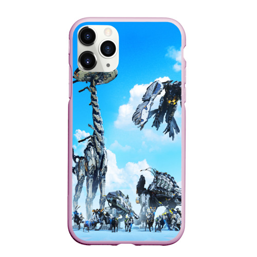 Чехол для iPhone 11 Pro матовый Horizon Zero Dawn, цвет розовый