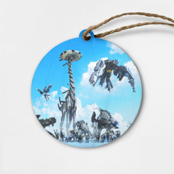 Деревянная игрушка круг Horizon Zero Dawn