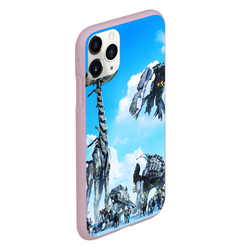 Чехол для iPhone 11 Pro матовый Horizon Zero Dawn, цвет розовый - фото 3