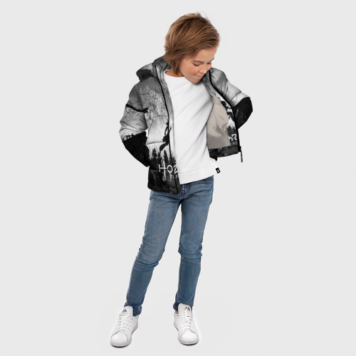 Зимняя куртка для мальчиков 3D Horizon Zero Dawn, цвет светло-серый - фото 5