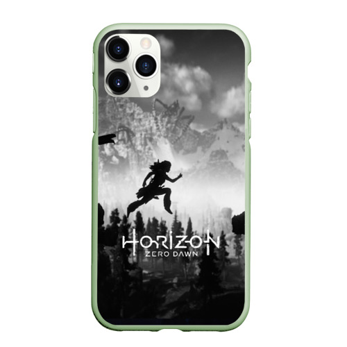 Чехол для iPhone 11 Pro матовый Horizon Zero Dawn, цвет салатовый
