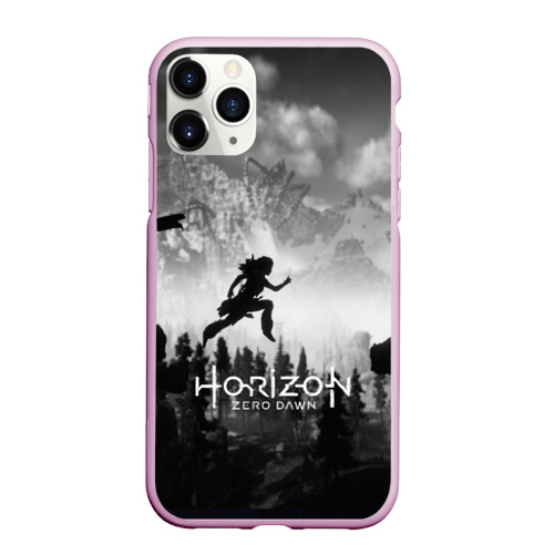 Чехол для iPhone 11 Pro Max матовый Horizon Zero Dawn, цвет розовый