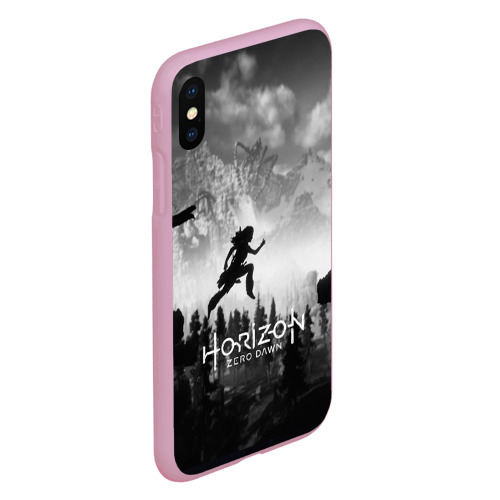 Чехол для iPhone XS Max матовый Horizon Zero Dawn, цвет розовый - фото 3