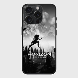 Чехол силиконовый для Apple iPhone 15 Pro матовый Horizon Zero Dawn