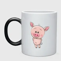 Кружка хамелеон Поросёнок