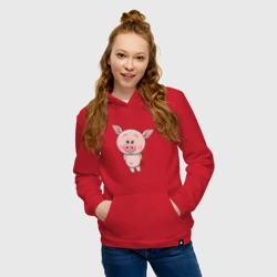 Женская толстовка хлопок Поросёнок - фото 2