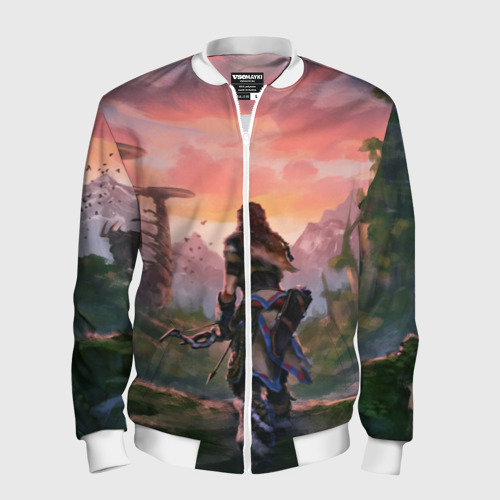 Мужской бомбер 3D Aloy HZD Фото 01 Мужской бомбер 3D Aloy HZD Фото 01