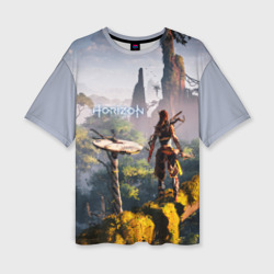 Женская футболка oversize 3D Horizon Zero Dawn