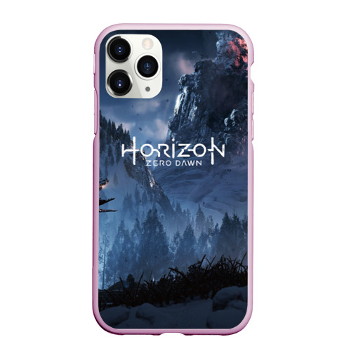 Чехол для iPhone 11 Pro Max матовый Horizon Zero Dawn, цвет розовый