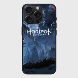 Чехол силиконовый для Apple iPhone 15 Pro матовый Horizon Zero Dawn