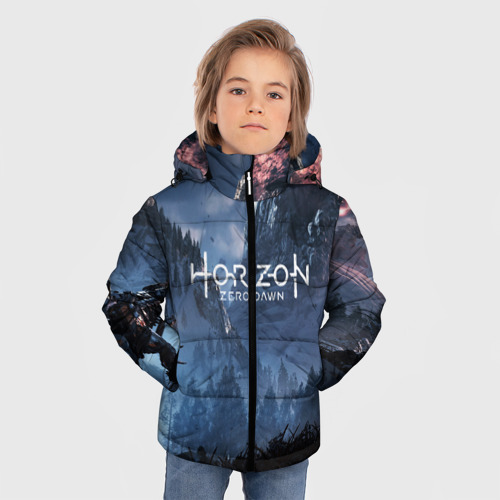 Зимняя куртка для мальчиков 3D Horizon Zero Dawn, цвет черный - фото 3