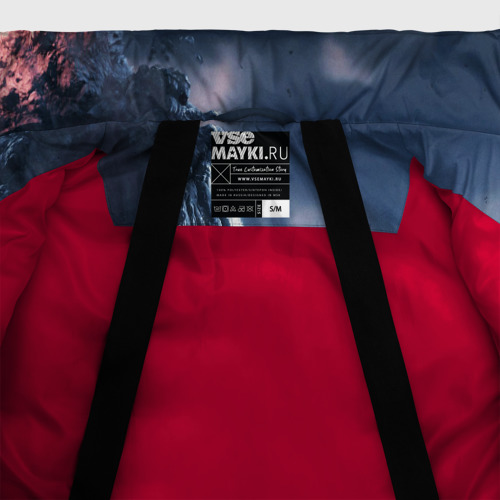 Женская зимняя куртка Oversize Horizon Zero Dawn, цвет красный - фото 7