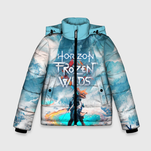 Зимняя куртка для мальчиков 3D Horizon Zero Dawn, цвет светло-серый