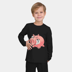 Детская пижама с лонгсливом хлопок Свин - фото 2