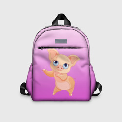 Детский рюкзак 3D Танцующая Свинка