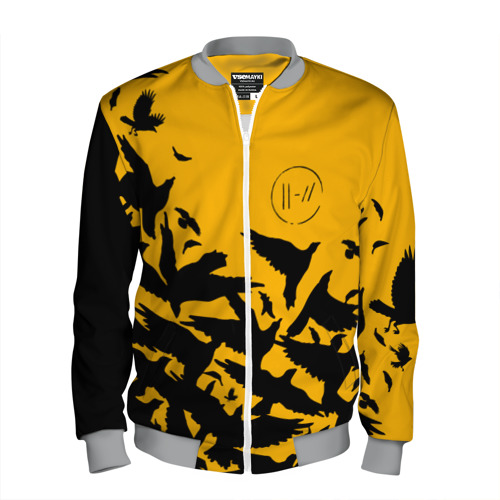 Мужской бомбер 3D Twenty One pilots 21 pilots TOP, цвет меланж