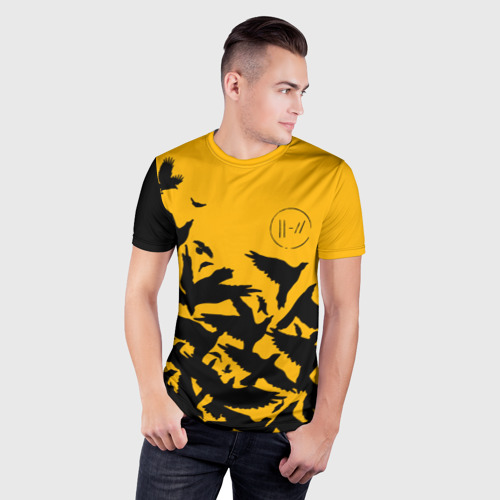 Мужская футболка 3D Slim Twenty One pilots 21 pilots TOP, цвет 3D печать - фото 3