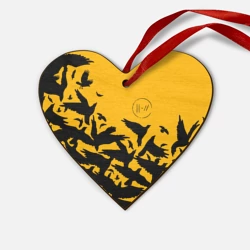 Деревянная игрушка Сердце Twenty One pilots 21 pilots TOP