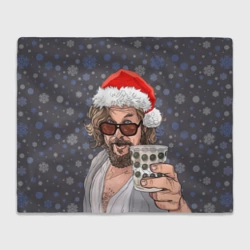 Плед 3D Большой Лебовски - Санта