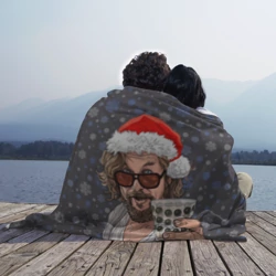 Плед 3D Большой Лебовски - Санта - фото 2