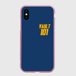 Чехол для iPhone XS Max матовый Vault 101 Fallout