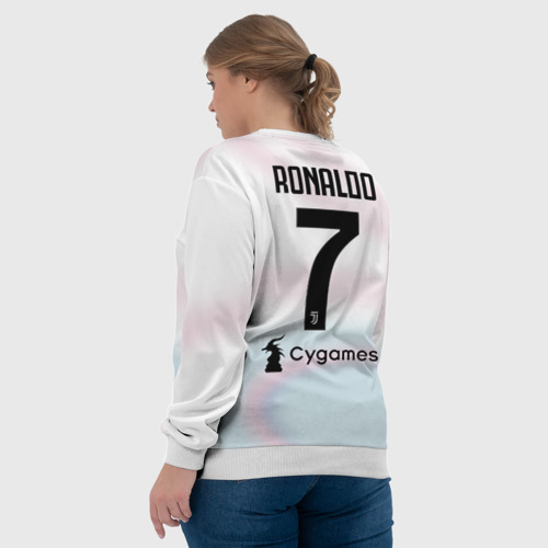 Женский свитшот 3D Ronaldo 18-19 EA Sports, цвет 3D печать - фото 7