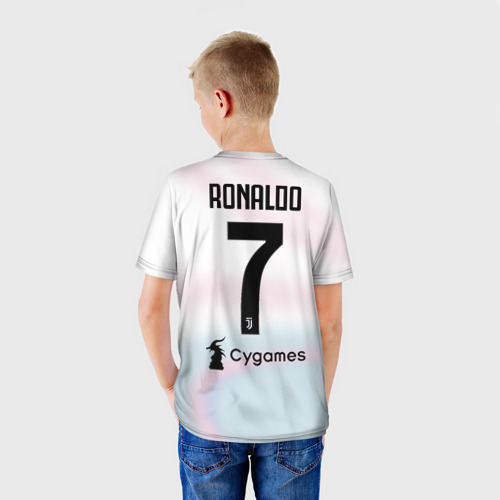 Детская футболка 3D Ronaldo 18-19 EA Sports, цвет 3D печать - фото 4